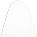 Encasa XO Ironing Board Cover and Pad 54"x18" - 4mm Felt X-Large Iron Board Cover with Padding - Heat Resistant, Stain-Safe Dye, Non Slip Elastic Bungee Cord Tightening Iron Table Cover White