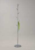 Inroom Furniture Designs CH-4835 Coat Rack - Chrome, 71 x 11 x 11 in.