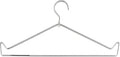 Radiation Lead Apron Hangers, Chrome, Heavy Duty Silver Metal Hanger ATTENUTECH METAL HANGER (OPEN)