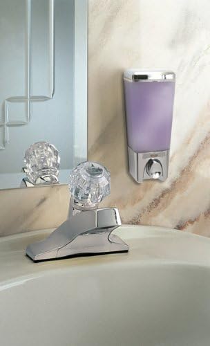 Better Living Products Clear Choice Dispenser I One Chamber Shower Dispenser, Chrome