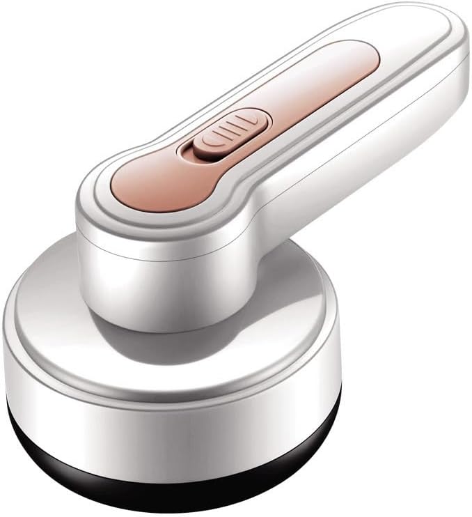 USB Rechargeable Fabric Shaver, Lint Remover for Clothes & Sweaters, Powerful Lint Shaver Sweater Shaver with Safety Protection (Rose)