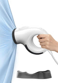 Vacuum Steamer for Clothes – Handheld Clothes Steamer with 2800Pa Suction & 25s Heat-Up – No-Drip Garment Steamers – Suction Steam Iron Alternative – Compact Steam Travel Iron with Base & Bag