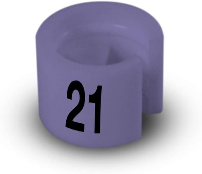 Printed Colored Hanger Size Markers - 100pcs/bag (21)