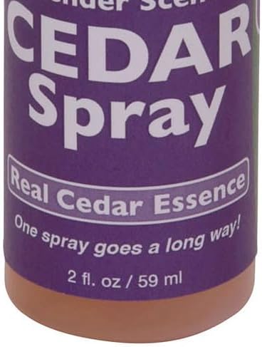 Household Essentials CedarFresh 84802 Cedar Power Spray with Lavender Essence Scent | Protects Closets | Restores Scent to Cedar Wood Accessories | 2 fl. oz., Purple