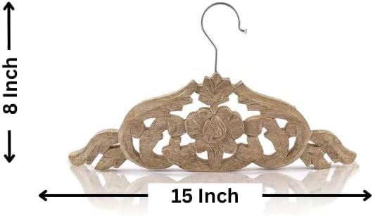 Handmade Wooden Wedding Suit Jacket Tuxedo Shirt Coat Clothes Hanger for Groom & Bridal Wedding Dress Non Slip Smooth Finish Swivel Hook Bridal Shower Party Favor Gift Ideas