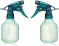 Rayson Empty Spray Bottle Refillable Container, Fine Mist Sprayer Trigger Squirt Bottle for Taming Hair, Hair styling, Watering Plants, Showering Pets (2 Pack, Green)