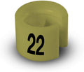Printed Colored Hanger Size Markers - 100pcs/bag (22)