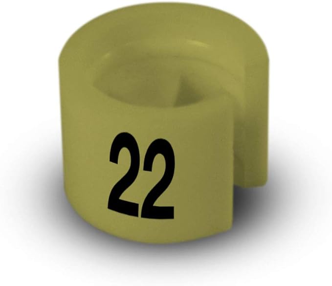 Printed Colored Hanger Size Markers - 100pcs/bag (22)