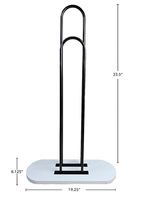 NAHANCO 101W-WD Deluxe Wood Hanger Stacker, White, Pack of 1