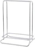 Clothes Hanger Organizer Rack Sturdy Stainless Steel Free Standing Clothes Caddy Storage Rack Holder Stacker for Wardrobe Closet & Room Tidier Laundry Rooms Drying Rack (2)