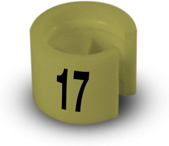 Printed Colored Hanger Size Markers - 100pcs/bag (17)