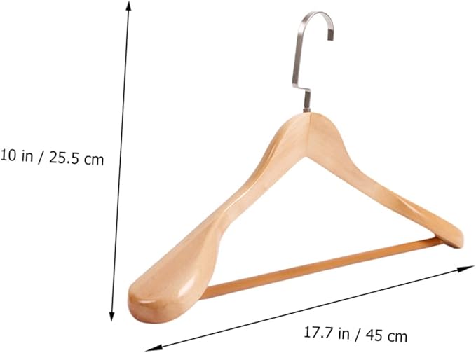 1pc Thickened Wide Hanger for Coat and Clothes Drying Solid Traceless Rack for Home Organization Design Space-Saving for Laundry Rooms and Closets