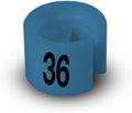 Printed Colored Hanger Size Markers - 100pcs/bag (36)