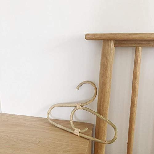 4Pcs Rattan Clothes Hanger Style Kids Garments Organizer Rack Children Hanger Kids Room Decor Hangers for Clothes