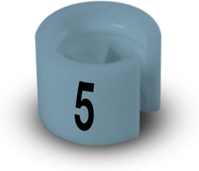 Printed Colored Hanger Size Markers - 100pcs/bag (5)