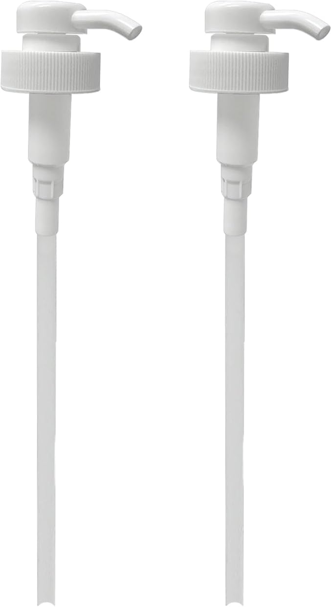 ljdeals 2 Pack 38-400 Pump Dispensers, Leak-Proof, BPA Free, Fits 1 and 1/2 Gallon with 38mm Neck Size Containers, Jugs, Jars for Hand Soap, Shampoo, Laundry Detergent, Sanitizer and More