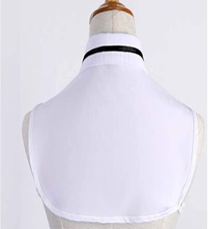 YEKEYI Lady Half Shirt Blouse - Detachable Collar Dickey for Women