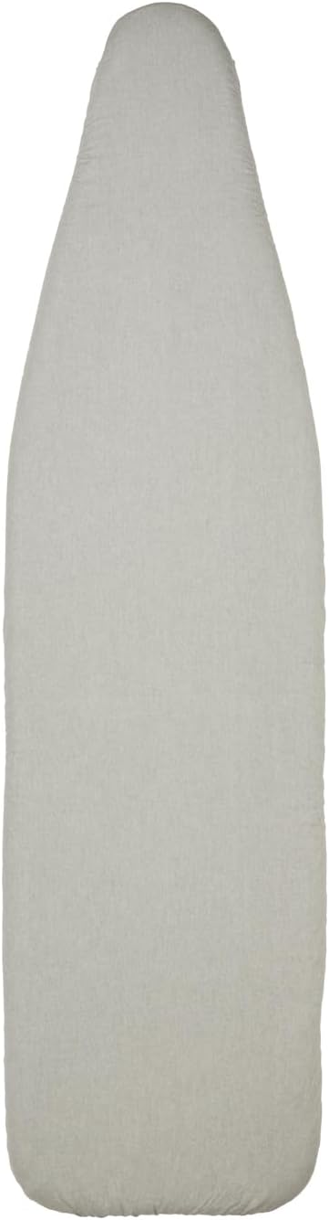 Ironing Board Cover and Pad (Silver Silicone), 100% Cotton with Premium Polyester Padding by Seymour Home Products; Fits Full Size Board | Stain and Scorch Resistant; Elastic Edge