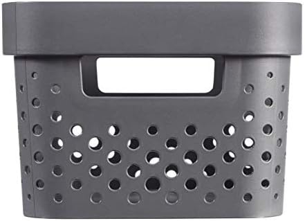 CURVER, Infinity Box 17 L, Recycled Plastic, Charcoal Grey, 35.5 x 26.2 x 21.9 cm