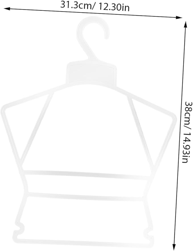 Baby Clothes Hangers 12-Pack Plastic Kids Clothes Drying Racks Infant Shirts Suits Swimwear Non-Slip Space Saving Wardrobe Organizer