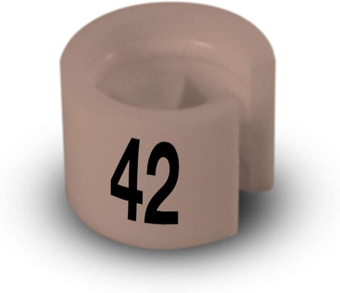 Printed Colored Hanger Size Markers - 100pcs/bag (42)
