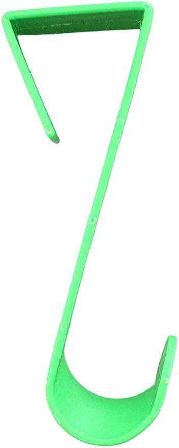 Dependable Industries Over-The-Door Hanger Hook Set 4-Pack of 4.5 in. Plastic Over-The-Door Hangers & Over-The-Door Hooks – Over-Door Hooks for Hanging Clothes & Towels (Green)