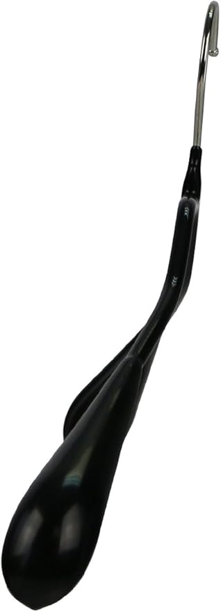 Mawa by Reston Lloyd BodyForm Series Non-Slip Space-Saving Extra Wide Clothes Hanger For Jackets, Suits & Coats, Style 46/L , Set of 6, Black
