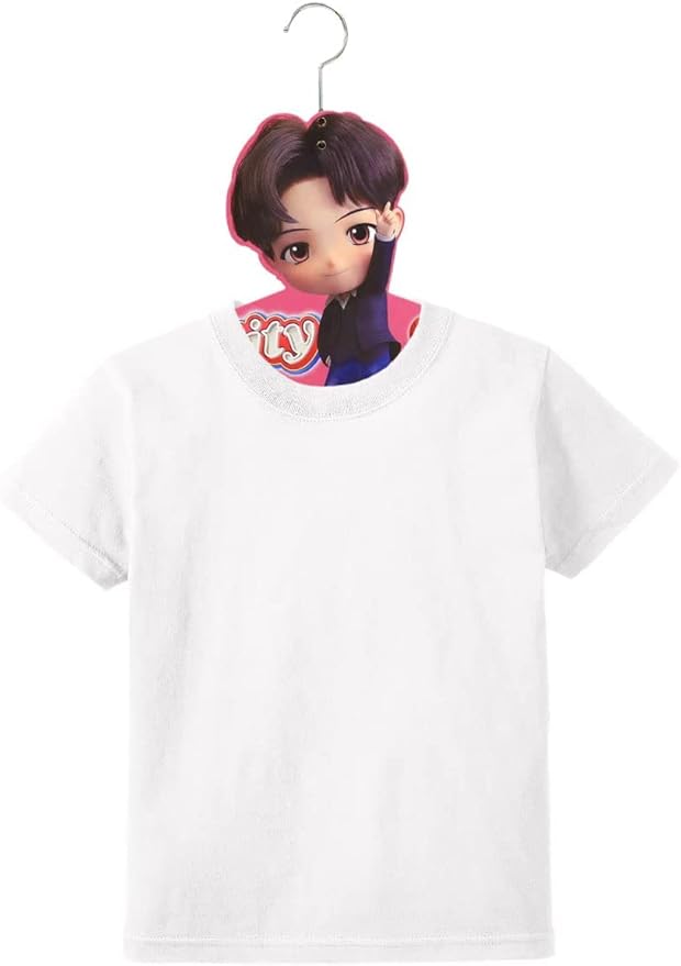Kpop Merchandise Official Licensed K-POP Merch - TinyTAN Character Clothes Hanger with Steel Hook (SUGA)