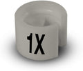 Printed Colored Hanger Size Markers - 100pcs/bag (1X, Grey)