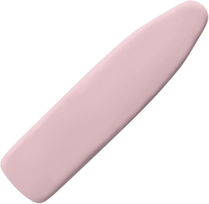 Pink Ironing Board Cover Resist Scorching Extra Wide Ironing Board Cover and Pad with Hook and Loop Stain Resistant Table Top Ironing Board Cover