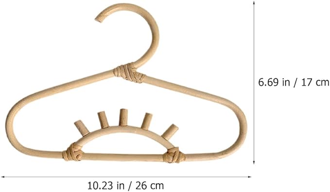 Baby Hangers Baby Hangers Rattan Wall Shelf Hanger Kids Nursery Clo Rattan Clothing Toddler for Dress Shirt Decorative Kid Clothes Baby's Baby Organizer Kids Hangers Kids Hangers