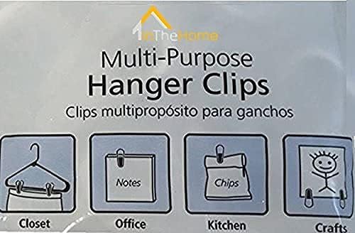 Multi-Purpose Hanger Clips (24 Count) White