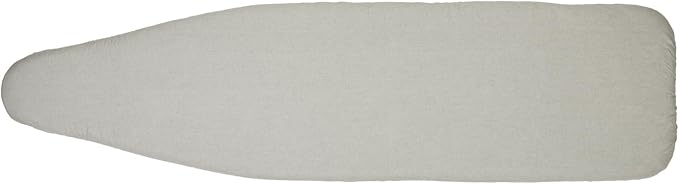 Ironing Board Cover and Pad (Silver Silicone), 100% Cotton with Premium Polyester Padding by Seymour Home Products; Fits Full Size Board | Stain and Scorch Resistant; Elastic Edge