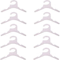10Pcs Plastic Dog Clothes Hanger Non-Slip Clothing Rack Multi-Sizes Pet Clothes Plastic Pet Product Product Accessories(S,White)