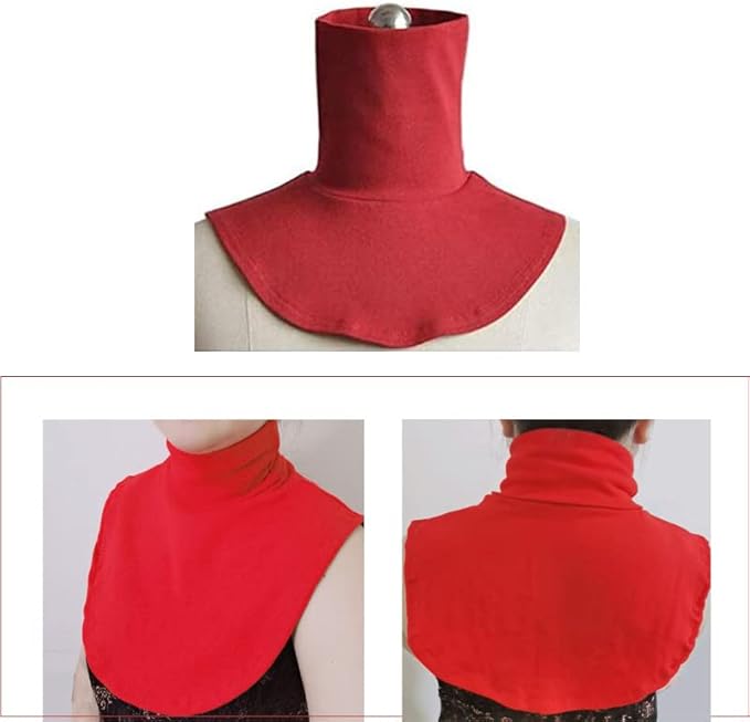 Joyci Fashion Turtleneck False Collar Winter Unisex Cotton Simple Dickey Collar