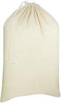 COTTON CRAFT Extra Large Laundry Bags - Heavy Duty Cotton Canvas Drawstring Closure Washable Laundry Bag - Back to School Travel College Dorm Basket Hamper Liner Toys Clothes Organizer Sack -XL 28x36