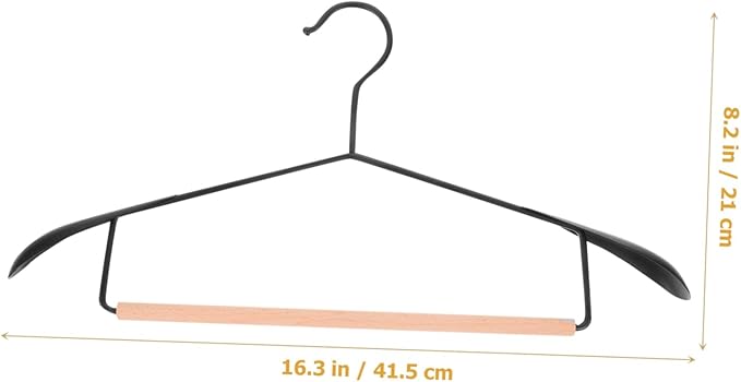 Ciieeo 5pcs Clothes Hanger Sturdy Wide-Shoulder Design for Closet Organization Smooth Edges for Coats Suits and Space-Saving Storage