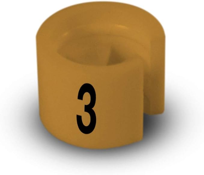 Printed Colored Hanger Size Markers - 100pcs/bag (3)