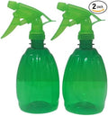 Spray Bottles 500ml 16 Oz Clean Squirt Bottle Colorful Multi-uses Spray Bottles for Cleaning, Water Flowers, Plant Care, Ironing, Hair Care Gardening Cosmetics Kitchen Bathroom (Pack of 2) Green