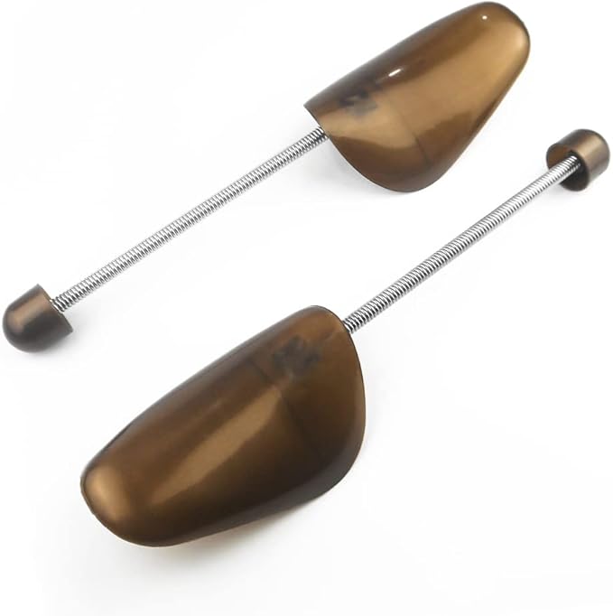 FONHERILI WAJJ 5 Pairs Practical Adjustable Length Men Shoe Tree Stretcher Holder Shaper Support(Spring Brown)