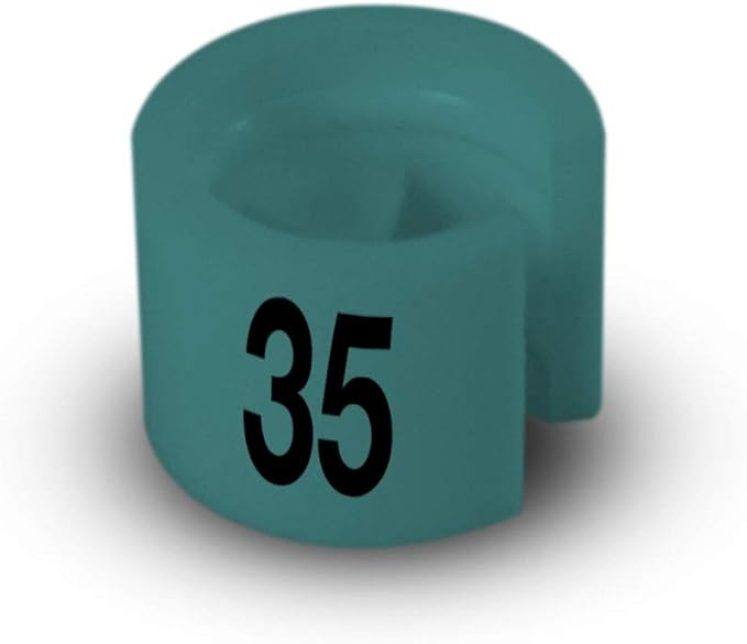 Printed Colored Hanger Size Markers - 100pcs/bag (35)