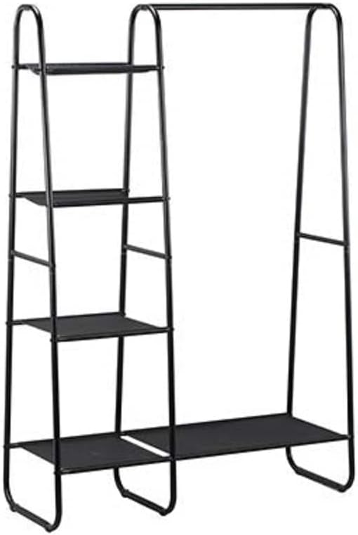 axentia Coat Rack Black Approx. 100 x 150 x 40 cm