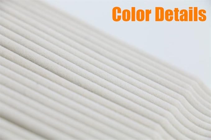 50+10 Pack Non-Slip Velvet Hangers Suit Clothes Hanger Space Saving Hangers 15~20LBS Heavy Duty 17.5"