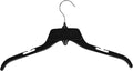 DEILSY™ Black Plastic Hangers – Durable Black Clothes Hangers, Slim Clothing Hangers for Organizing Shirts, Dresses, Jackets, and Coats in Your Closet - 25 Pack