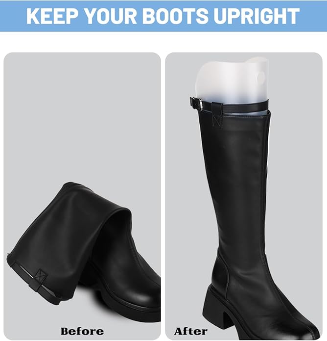 8Pcs Boot Shapers for Tall Boots, Boot Inserts Holders Support for Women