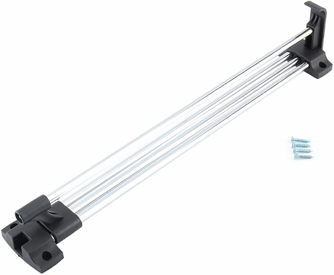 Heavy Duty Retractable Closet Pull Out Rod Wardrobe Clothes Hanger Rail Towel Ideal for Closet Polished (40cm/ 15.7 Inches)