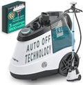 True & Tidy® Commercial Garment Steamer – Heavy Duty 1800W for Home & Commercial Use, 90+ Min Continuous Steam, Large 3L Tank, Wheels, Smart Auto-off Safety
