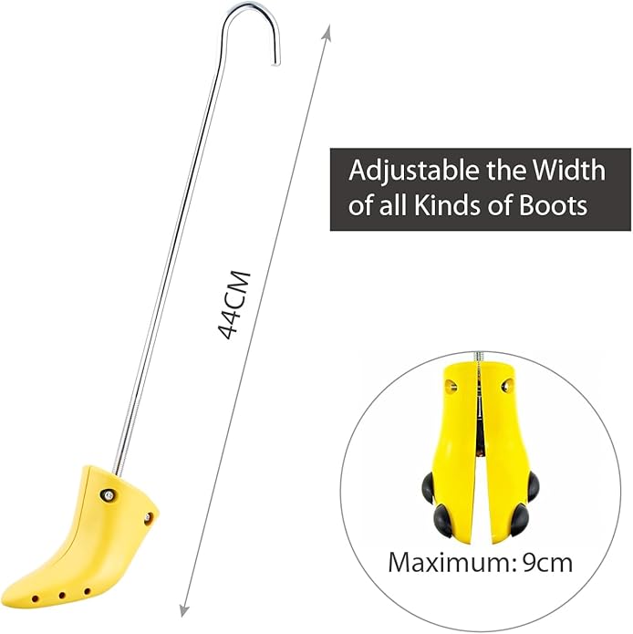 Boot Stretcher (1 Pair) - Shoe and High Heel Expander for Width of Tight Footwear - for Ladies/Men