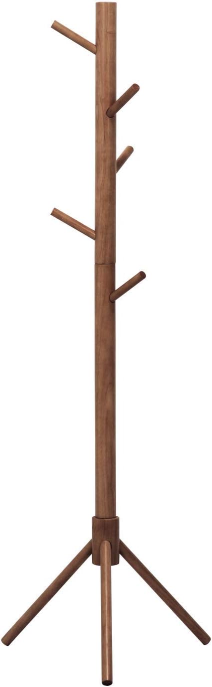 Fuji Boeki 10786 Coat Hanger, Hanger Rack, Wood, Width 20.1 x Depth 17.3 x Height 59.4 inches (51 x 44 x 151 cm),
