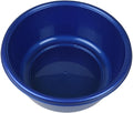 YBM HOME Round Plastic Wash Basin (Metallic Blue, 11.25")